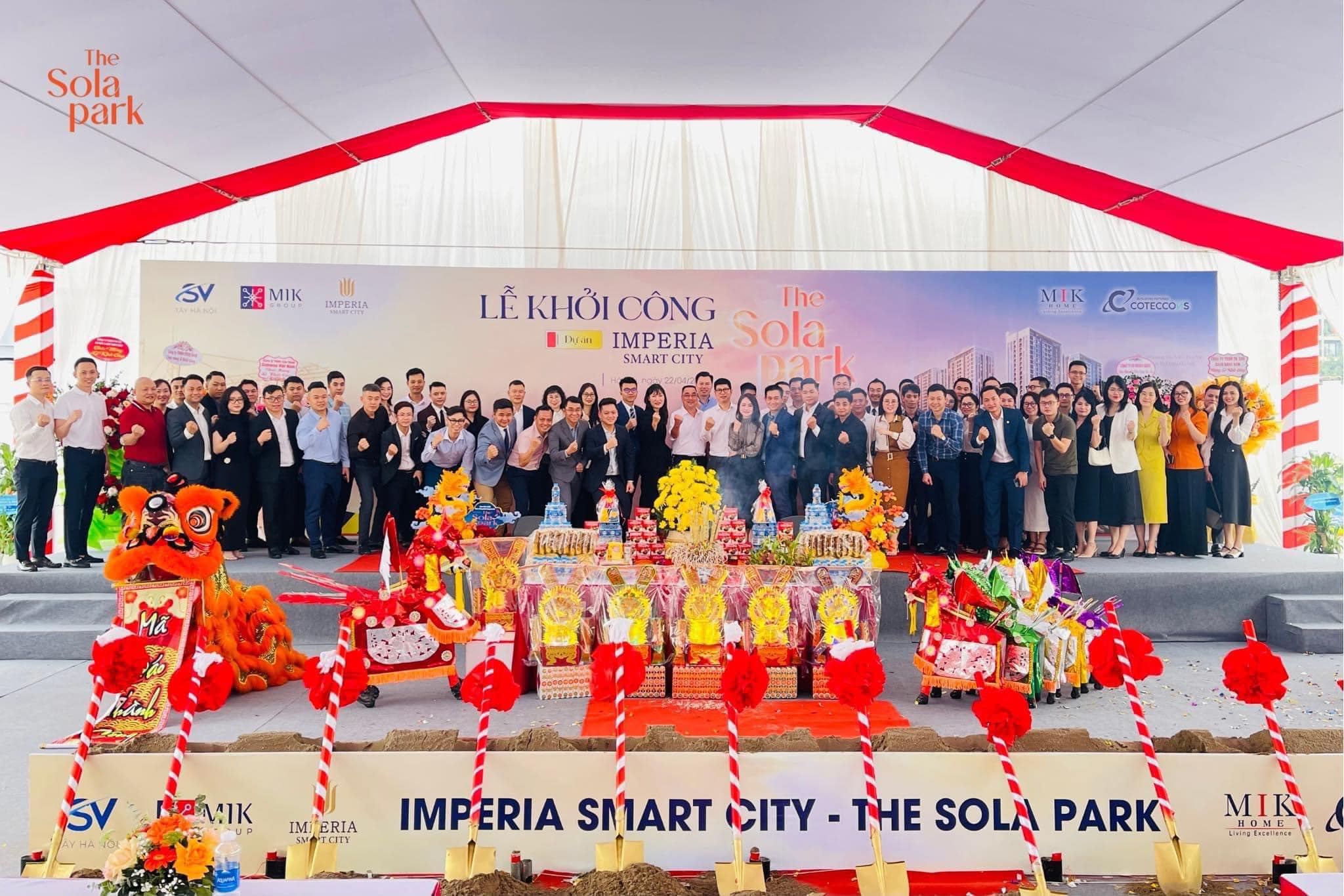 mik group khởi công dự án imperia smart city the sola park